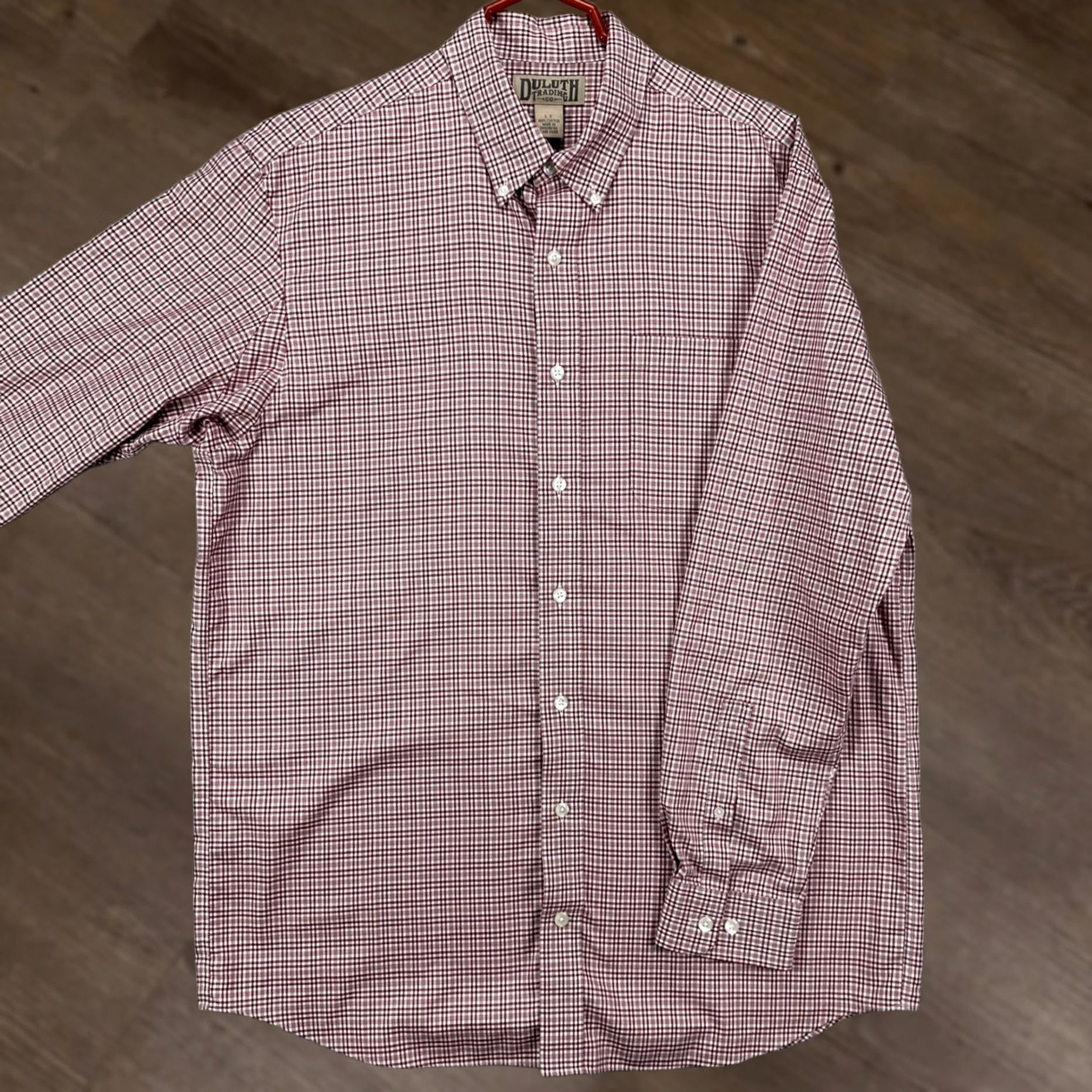 Duluth Trading Company Duluth Trading Co Shirt Button Down Mens Large Tall Red Plaid Long Sleeve Pocket Size US L / EU 52-54 / 3 - 1 Thumbnail