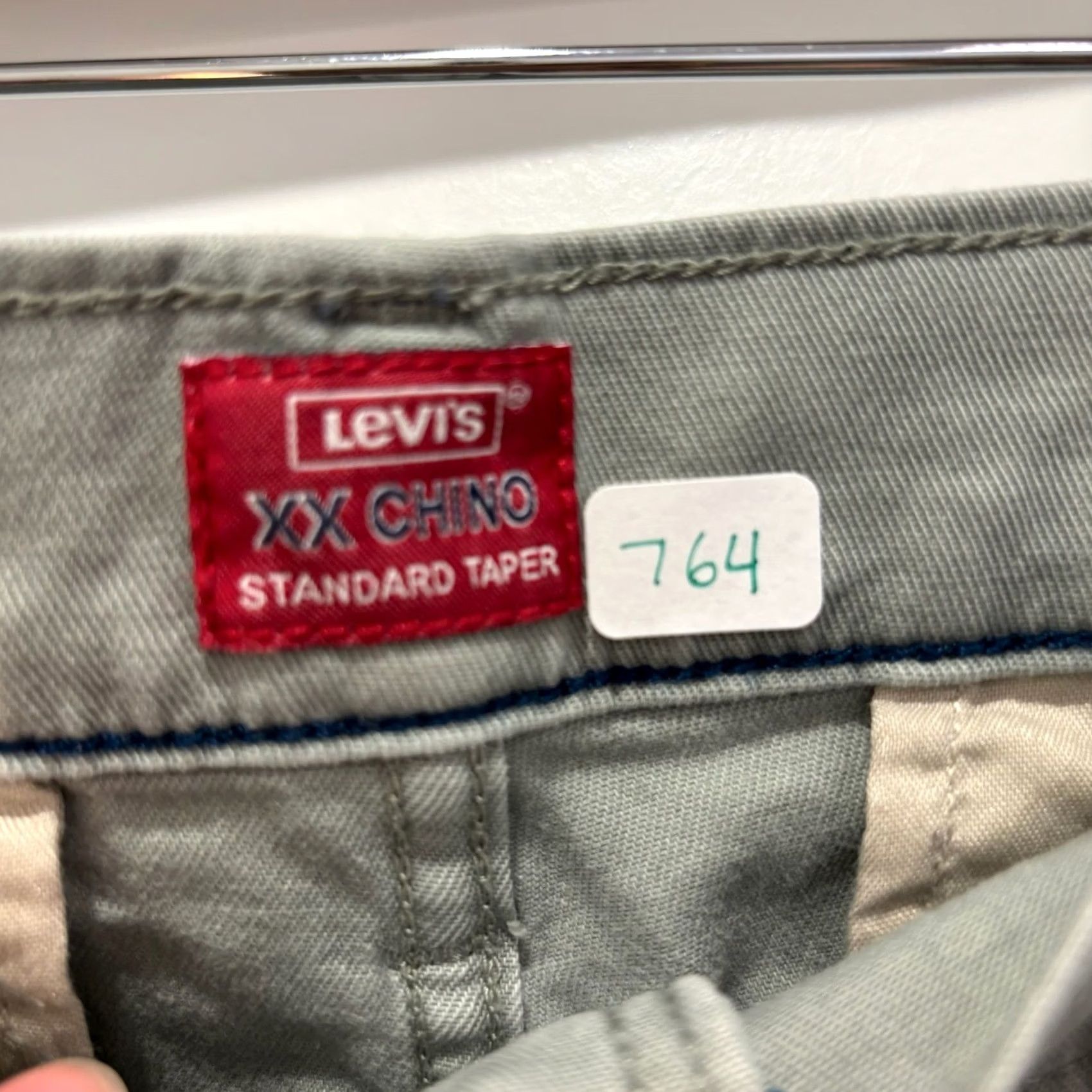 Levi's Levi's XX Chino Standard Taper Pants Sage Green Olive 30x30 Mens Casual Trousers Size US 30 / EU 46 - 2 Thumbnail