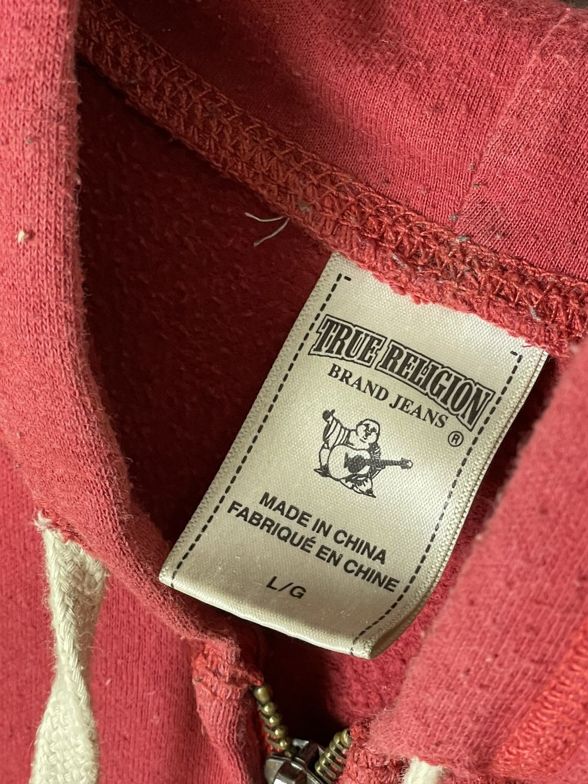 True Religion True Religion Big Buddha Logo Zip Up Hoodie y2k Drip Size US L / EU 52-54 / 3 - 14 Thumbnail
