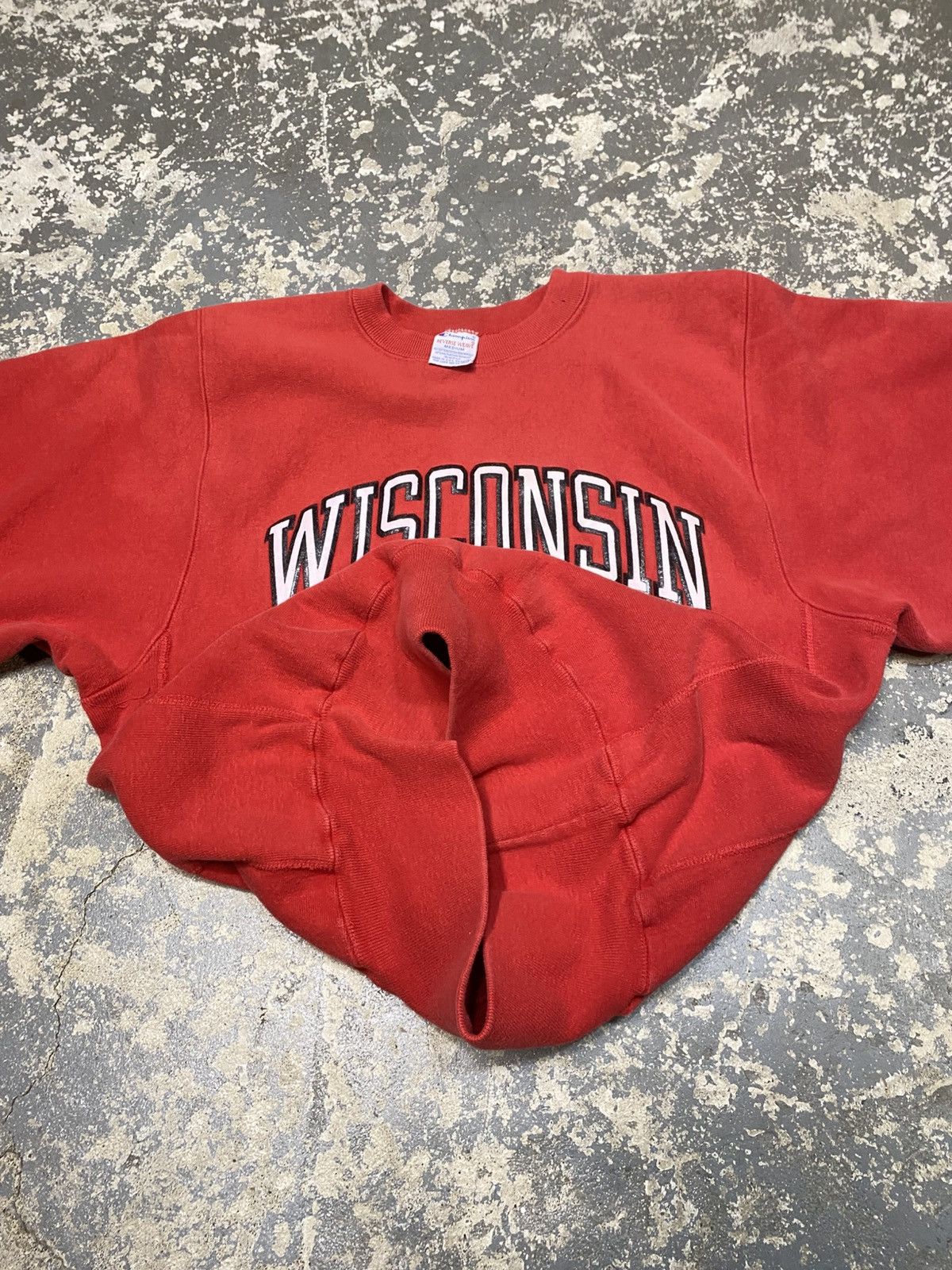Champion × Vintage Vintage Wisconsin Badgers Champion Reverse Weave Sweatshirt Size US M / EU 48-50 / 2 - 5 Thumbnail