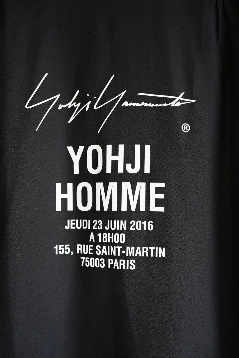 Yohji Yamamoto Yohji Yamamoto 17ss Signature Printed Staff Shirt 2503-Next Size US L / EU 52-54 / 3 - 3 Thumbnail