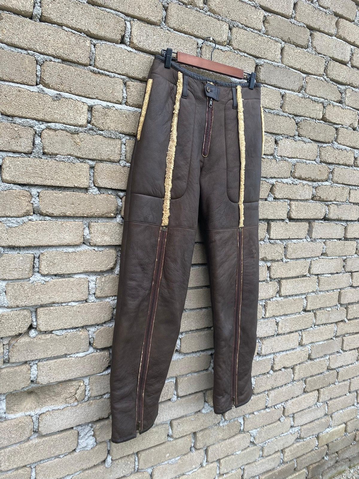 Yoshiyuki Konishi Yoshiyuki Konishi B3 Sheepskin Shearling Leather Pant 29-30 Size US 30 / EU 46 - 3 Thumbnail