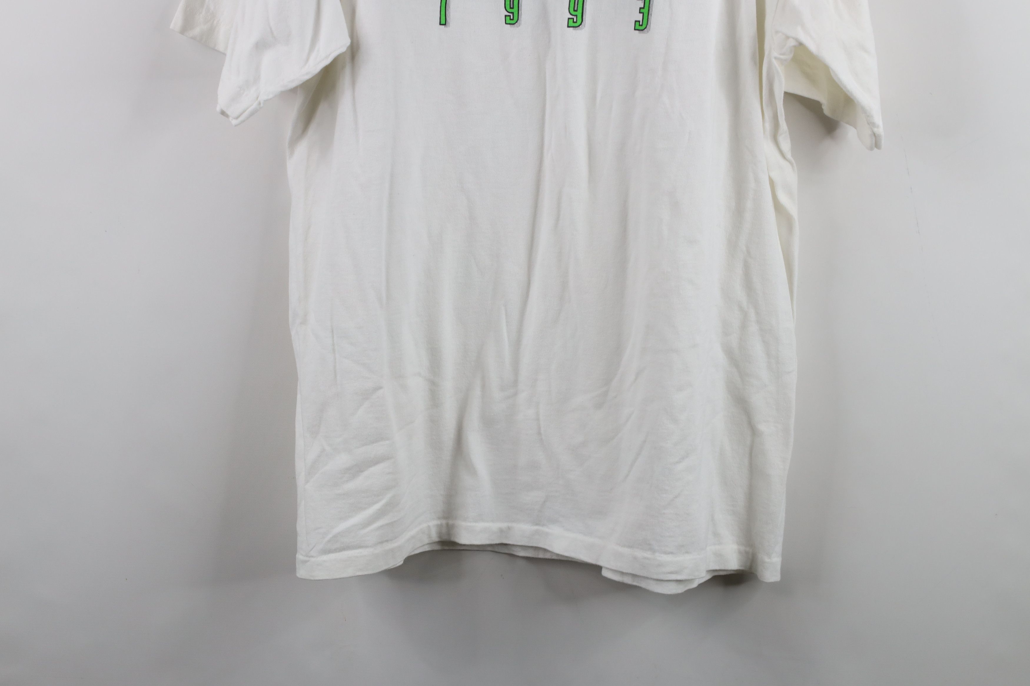 Vintage Vintage 90s Wild Wild West On Road 4000 Car Race T-Shirt USA Size US XL / EU 56 / 4 - 14 Thumbnail