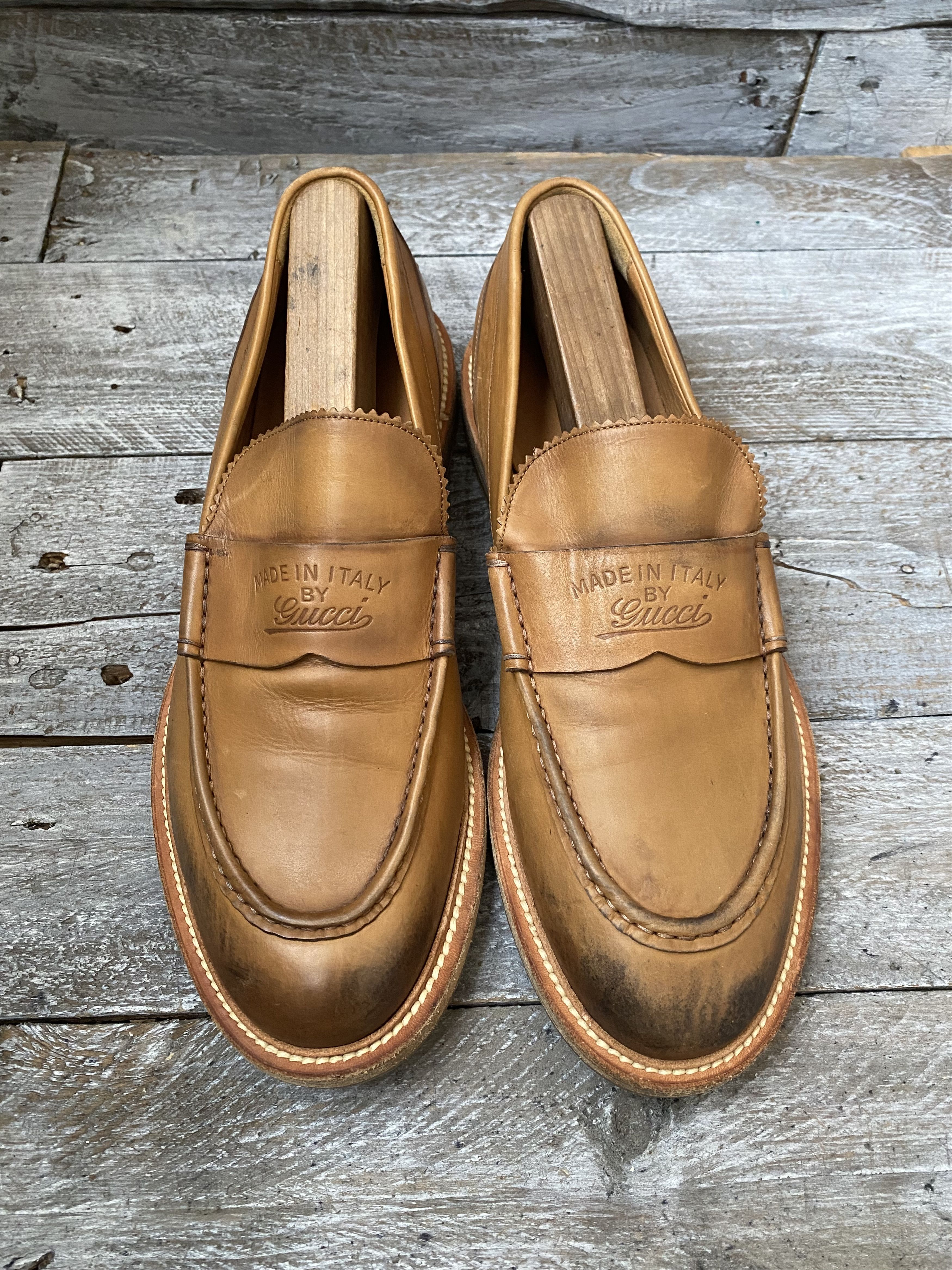 Gucci Gucci penny leather loafers uk 9 Size US 10 / EU 43 - 1 Thumbnail