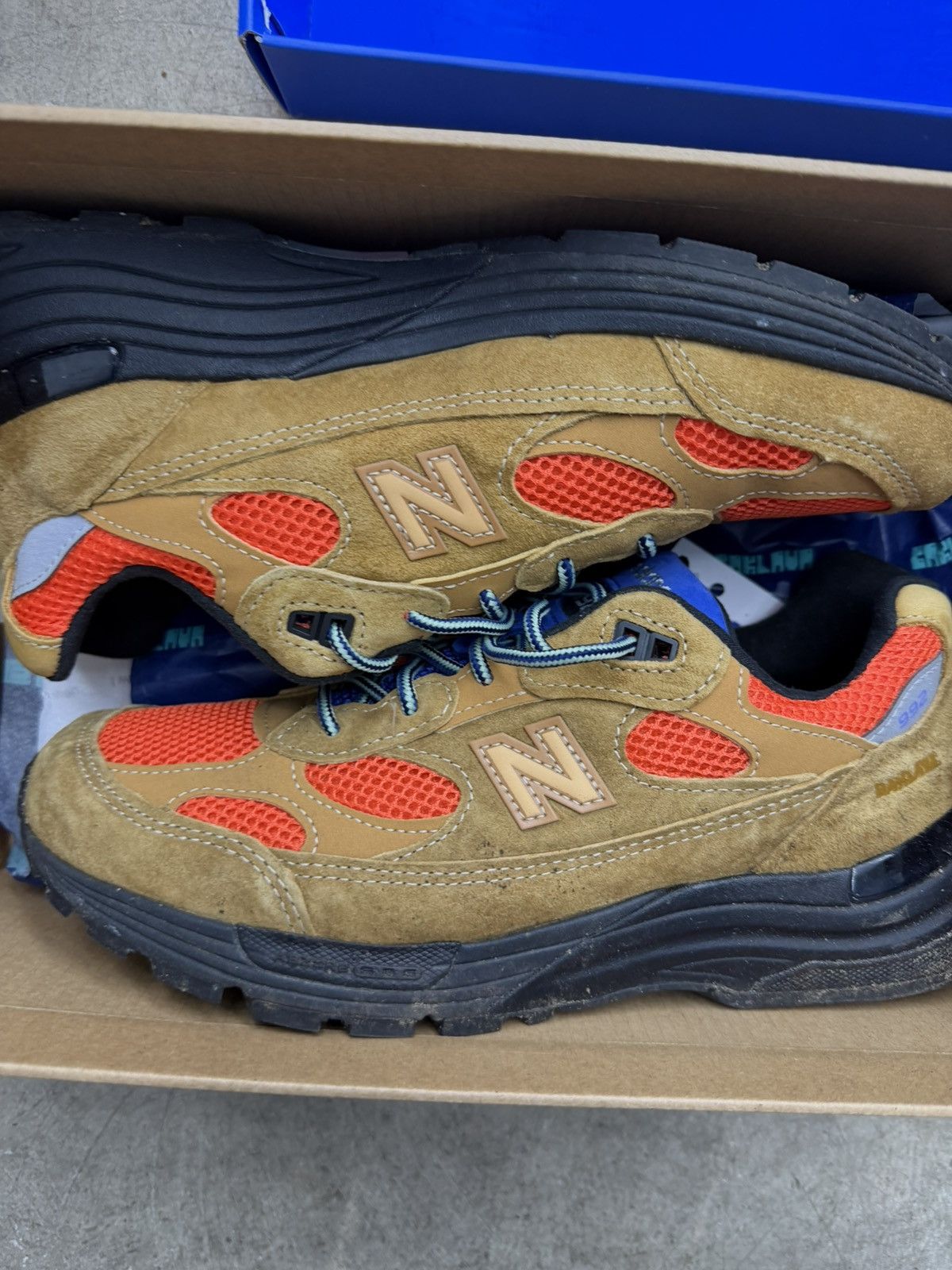Action Bronson × New Balance Action Bronson New Balance 992 Tiger Eye Size US 7.5 / EU 40-41 - 1 Thumbnail