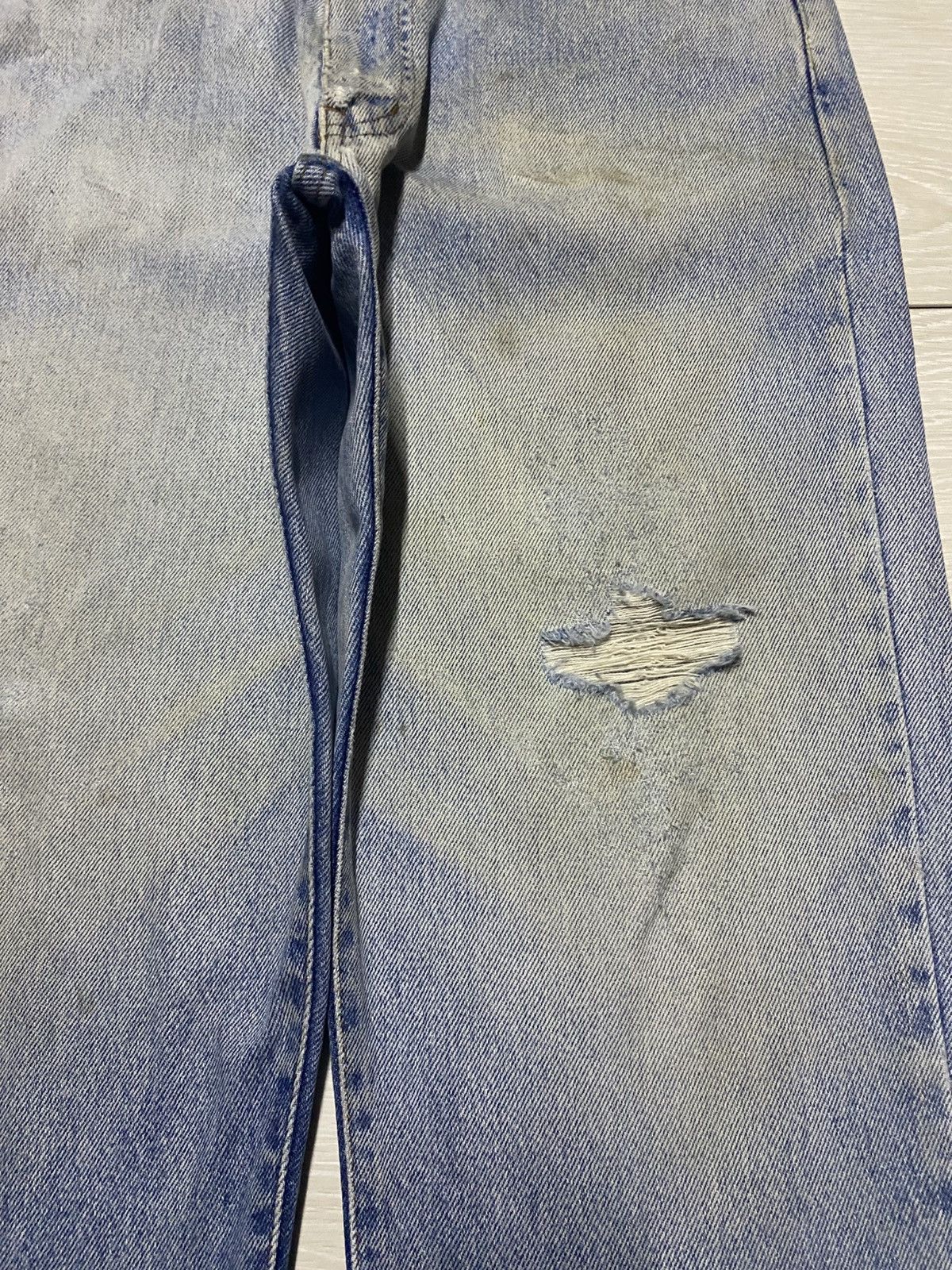 Maison Margiela Vintage 80s Liberto Made in Italy Denim Jeans Natural Fade Size US 30 / EU 46 - 8 Thumbnail