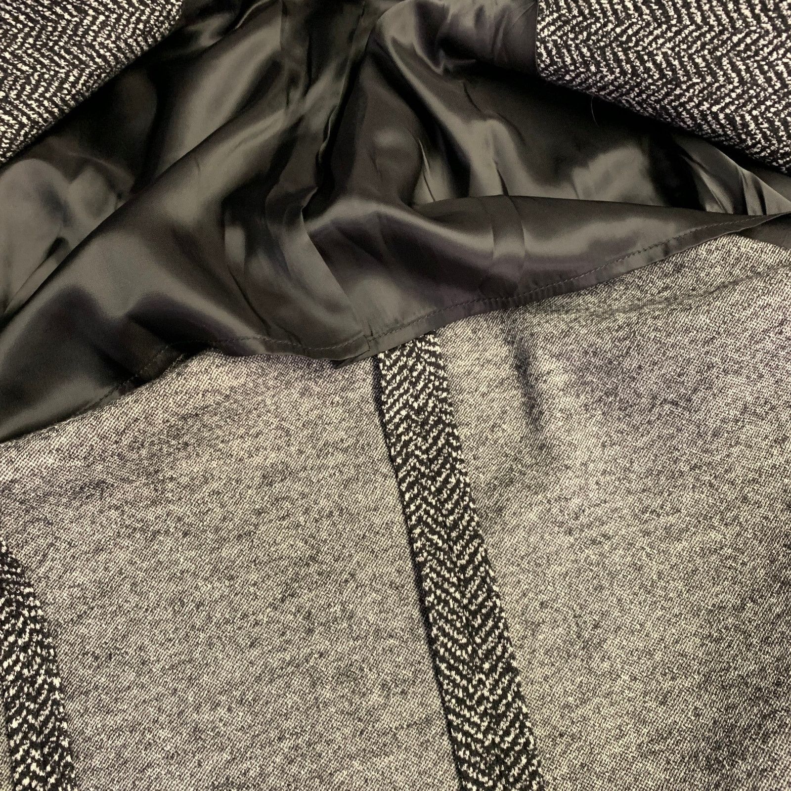 Dolce & Gabbana Size 40 Black White Herringbone Wool Cotton Sport Coat Size 40R - 7 Thumbnail