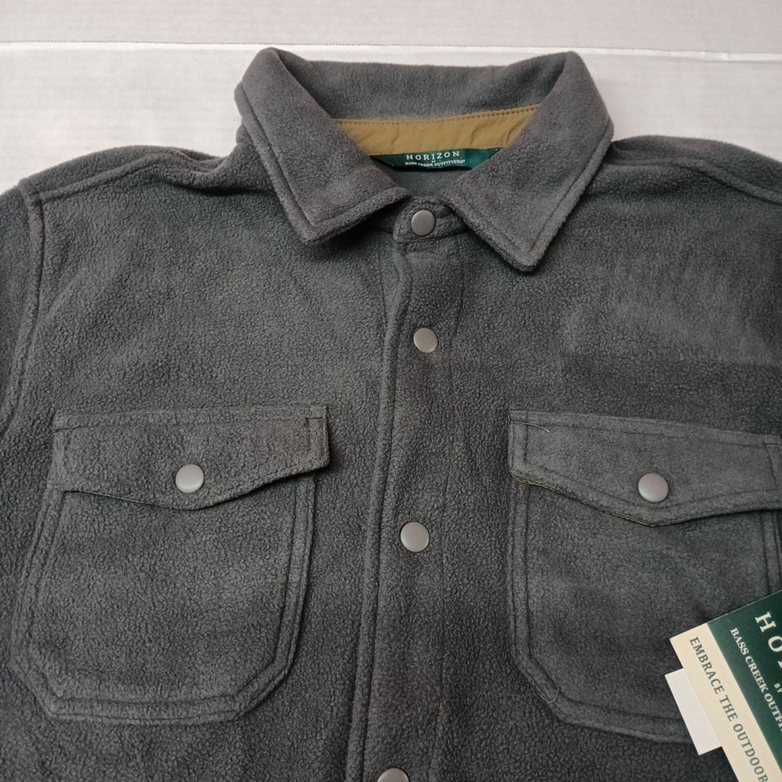 Other Horizon by Bass Creek Gray Fleece Snap Shirt Jacket Men’s M Size US M / EU 48-50 / 2 - 3 Thumbnail