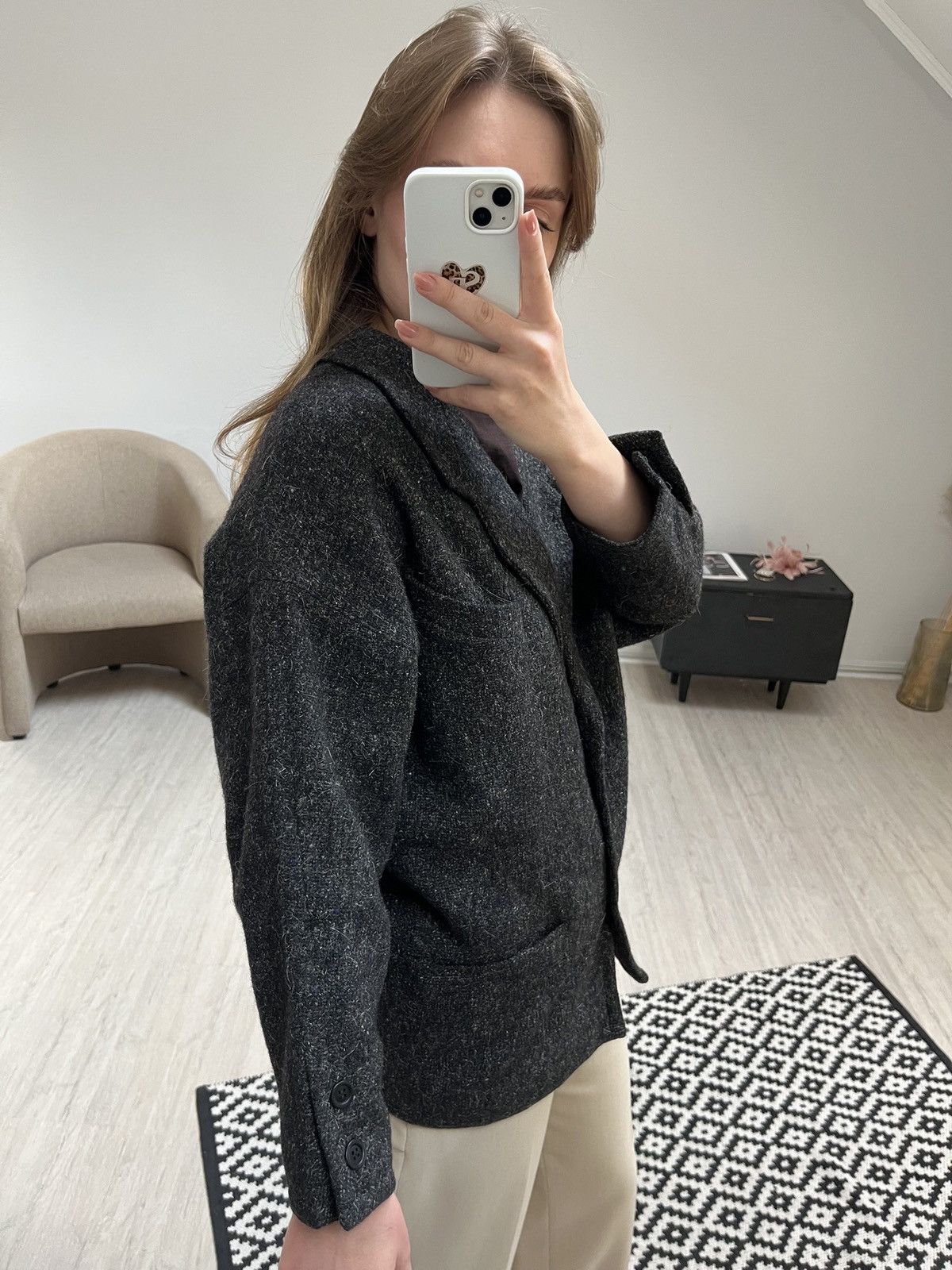 Jean Paul Gaultier Vintage 80s Jean Paul Gaultier pour Gibo Jacket Wool Size 42 Size S / US 4 / IT 40 - 4 Thumbnail
