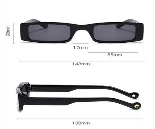 Vintage Retro square sunglasses Size ONE SIZE - 4 Thumbnail
