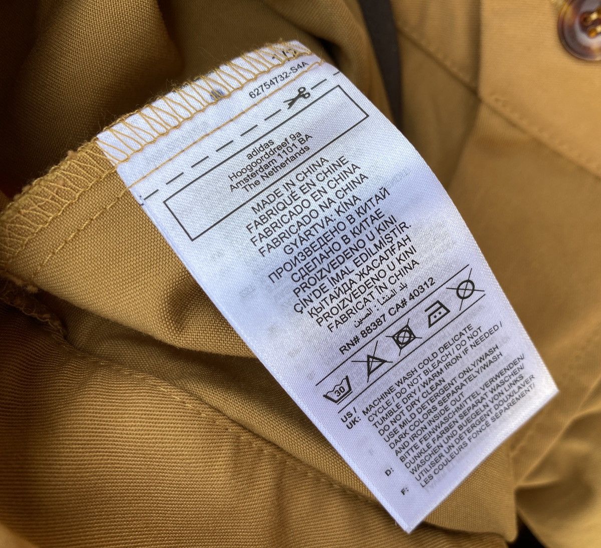 Adidas × Wales Bonner New Adidas Wales Bonner Flared Khaki Pants Size L Size US 33 - 9 Thumbnail