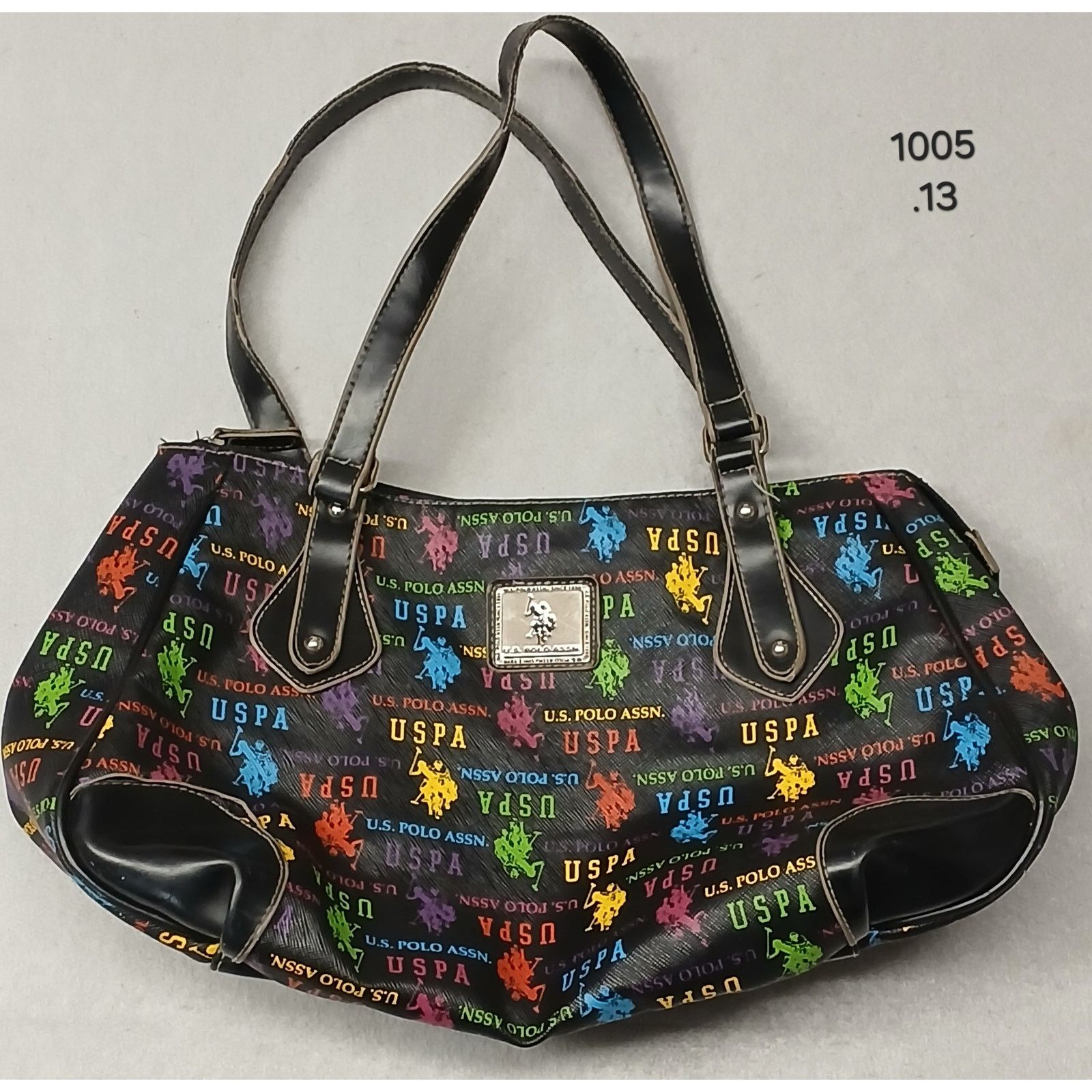 U.S. Polo Assn. U.S. Polo Assn. Nylon Multicolor Logo Shoulder Tote Bag Size ONE SIZE - 1 Thumbnail