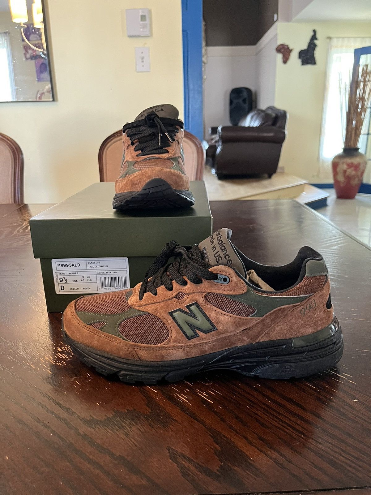 Aime Leon Dore × New Balance (Authentic) New Balance 993 Aime Leon Doré Brown Size US 9.5 / EU 42-43 - 2 Thumbnail