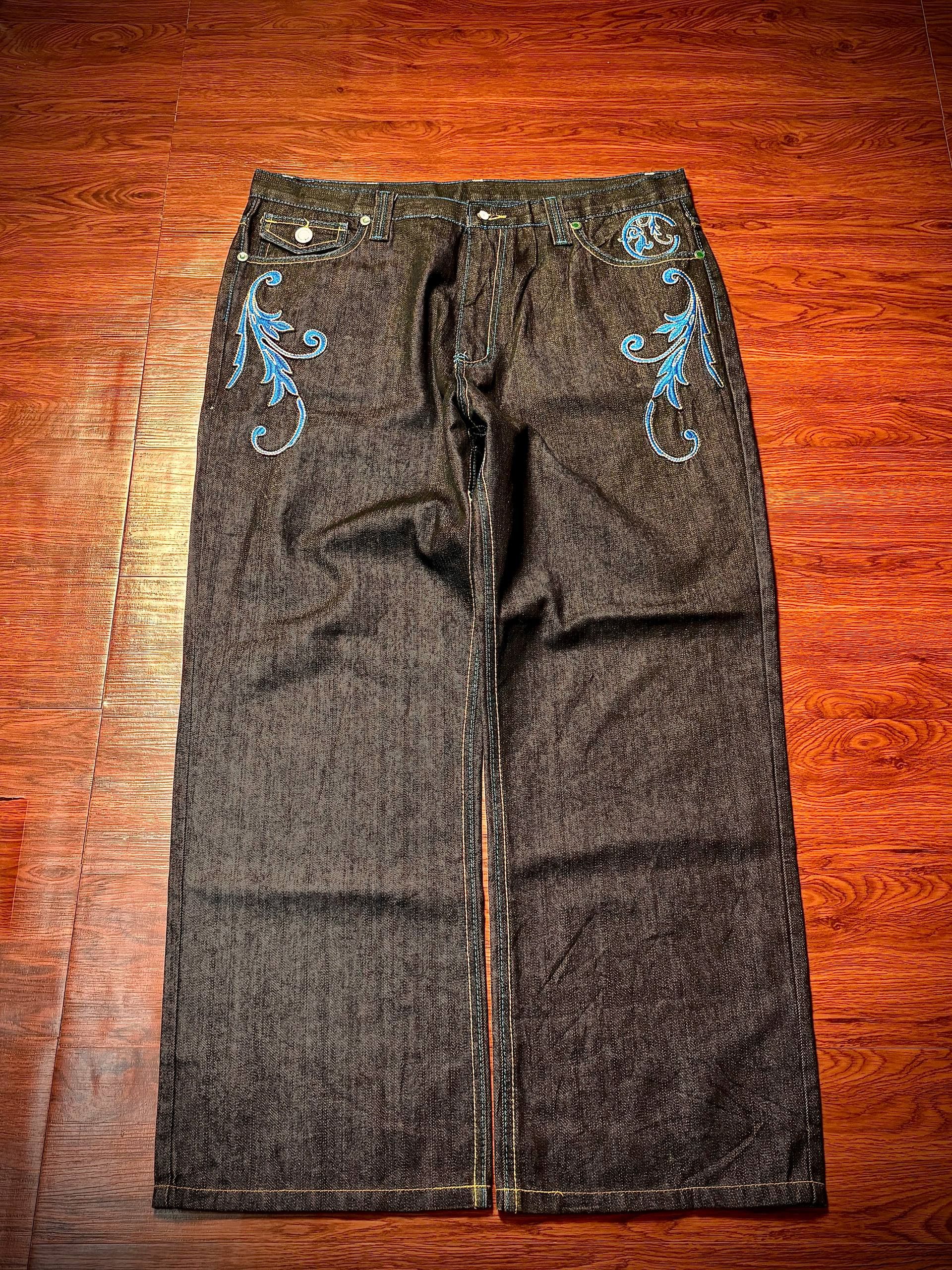 Coogi × Supreme Vintage Rare Limited Edition Coogi Royal Tribal Design Jean Size US 38 / EU 54 - 3 Thumbnail