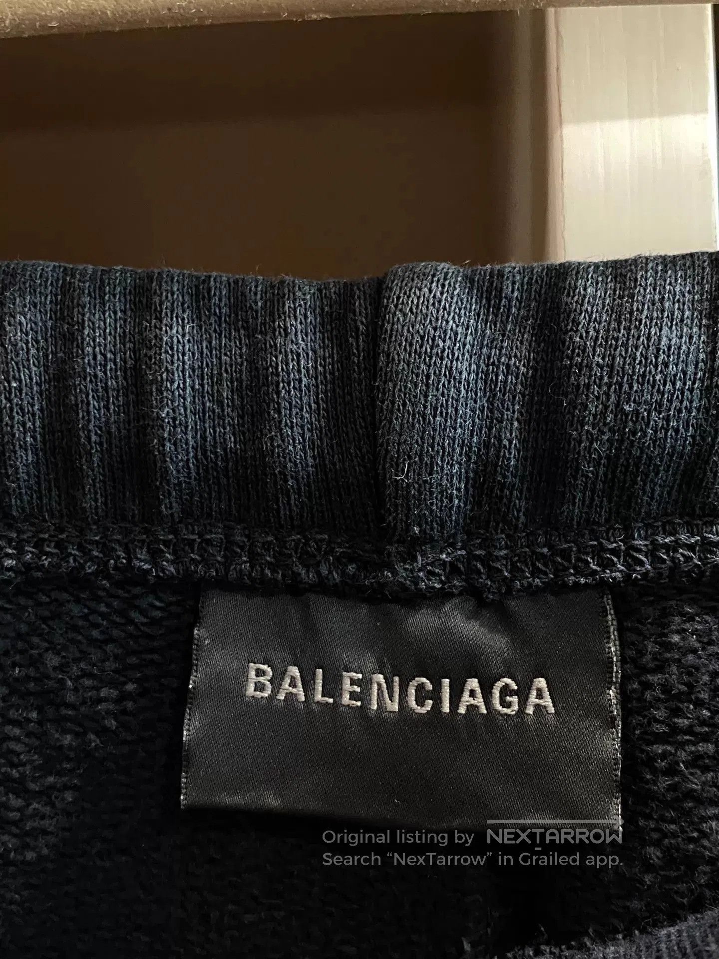 Balenciaga Blue Drawstring Sweatpants Size 32. Size US 32 / EU 48 - 3 Thumbnail
