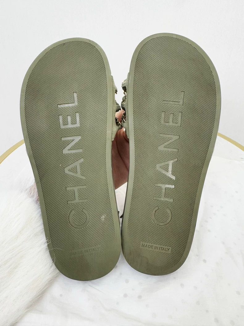 Chanel Chanel Chain Slide Sandals Size 36 -2505 Size US 6 / IT 36 - 5 Thumbnail
