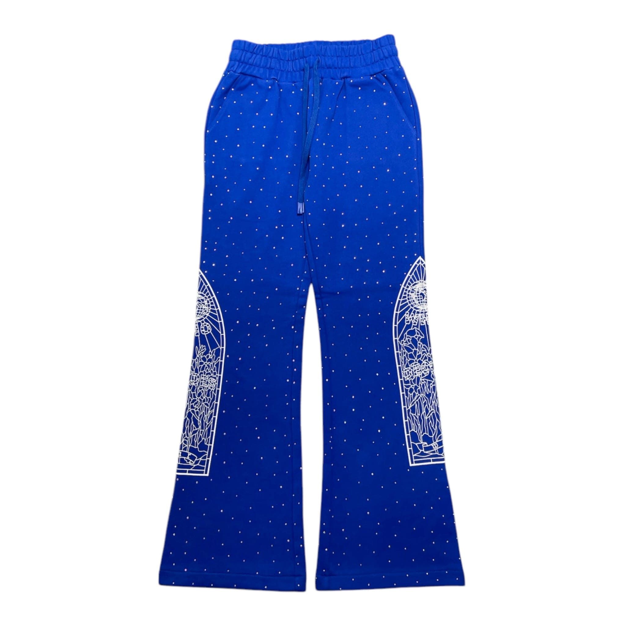 Who Decides War Rhinestone Sweatpants Indigo Size US 36 / EU 52 - 1 Thumbnail