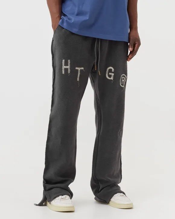Honor the Gift Honor The Gift Design Weathered Logo Gray Baggy Sweatpant Size US 36 / EU 52 - 2 Thumbnail