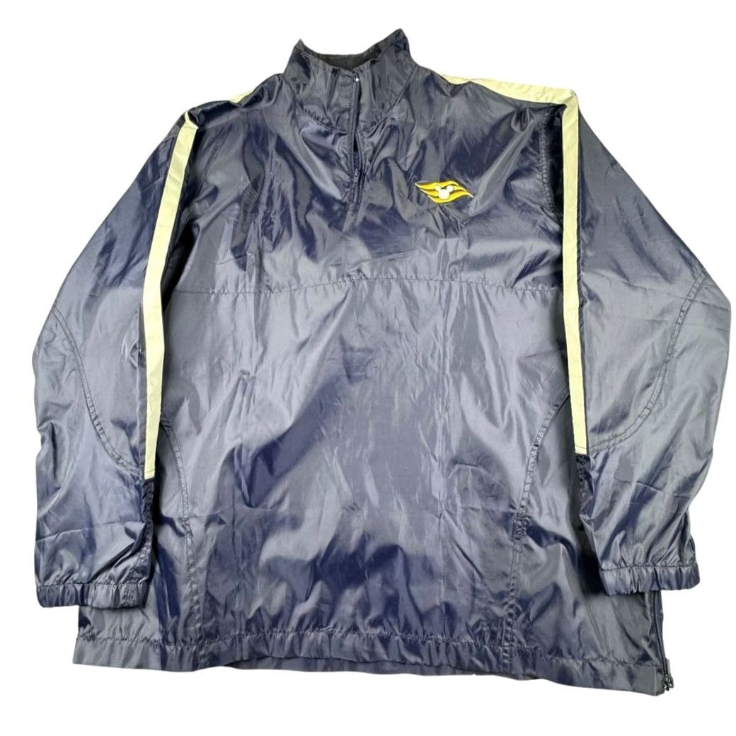 Disney VINTAGE Mickey Mouse Windbreaker Mens XL Jacket Disney Y2K 90s Raincoat Packable Size US XL / EU 56 / 4 - 5 Thumbnail