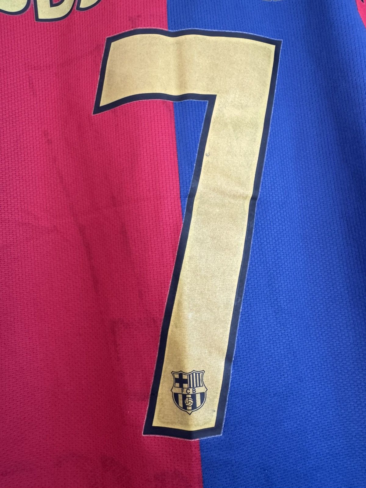 Nike × Vintage Vintage Gudjohnsen #7 Barcelona 2006-2007 Home Soccer Jersey Size US L / EU 52-54 / 3 - 12 Thumbnail