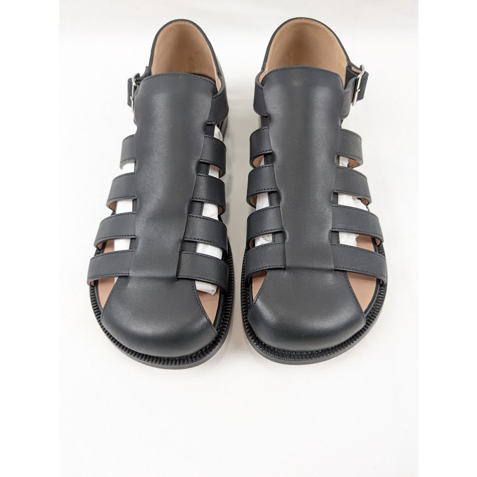 Loewe o1rshd1 Campo Leather Sandals in Black Size US 9 / EU 42 - 12 Thumbnail