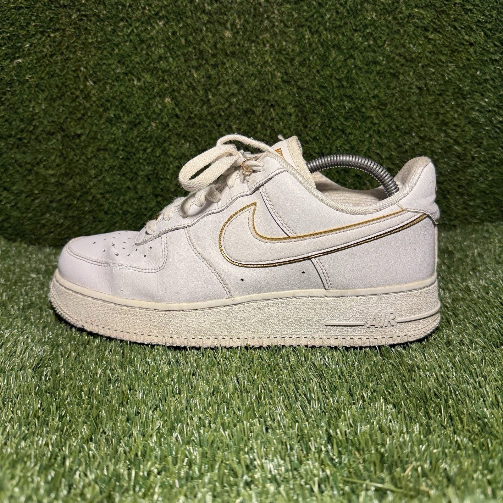 Nike Size 10 - Nike Air Force 1 07 ESS Metallic Gold W Size US 10 / IT 40 - 1 Thumbnail