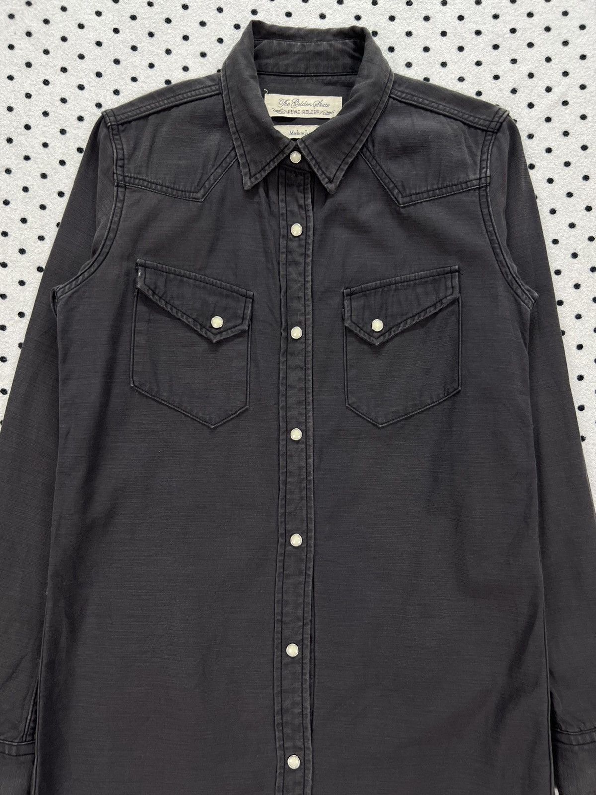 Remi Relief Remi Relief Longline Western Snap Shirt Size XS / US 0-2 / IT 36-38 - 3 Thumbnail