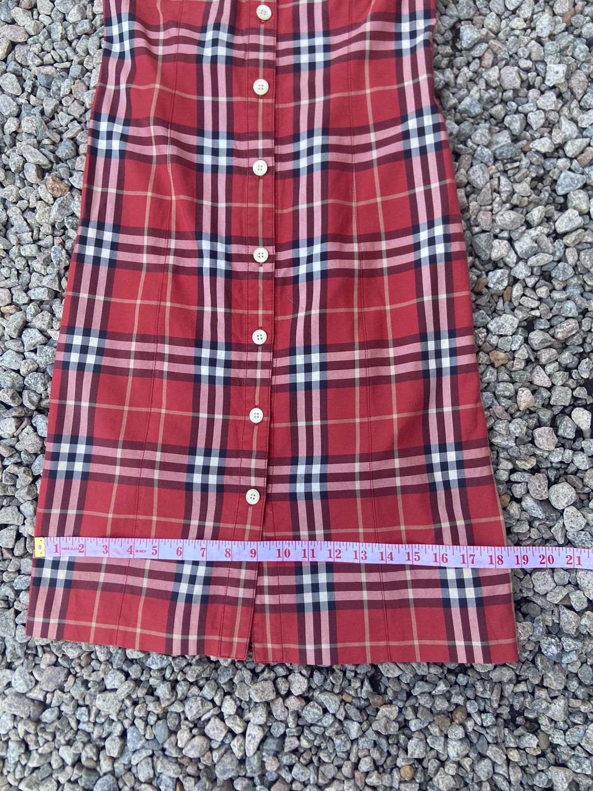 Burberry × Burberry Prorsum Burberry blue label sleeveless dress checkered Size S / US 4 / IT 40 - 7 Thumbnail