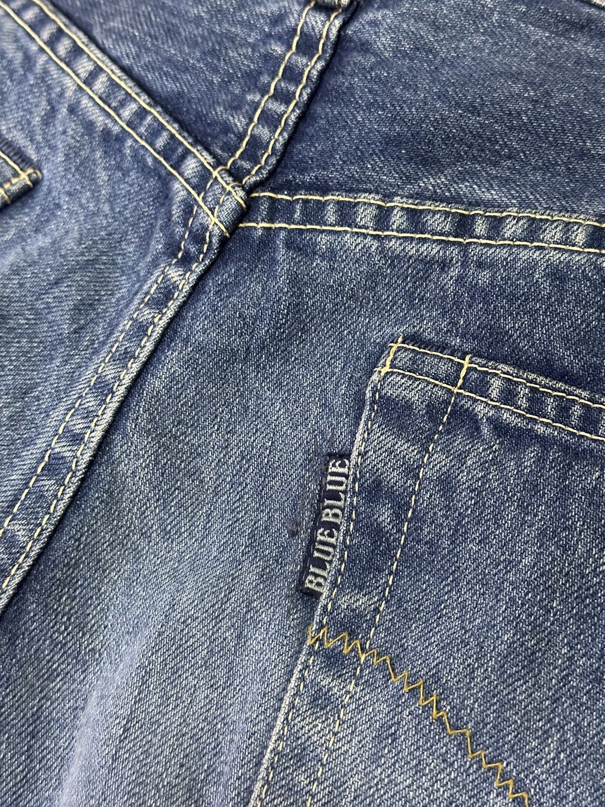 Kapital 💥Blue Blue X Heart Market💥 Japanese Denime Blue Indigo💥 Size US 32 / EU 48 - 8 Thumbnail