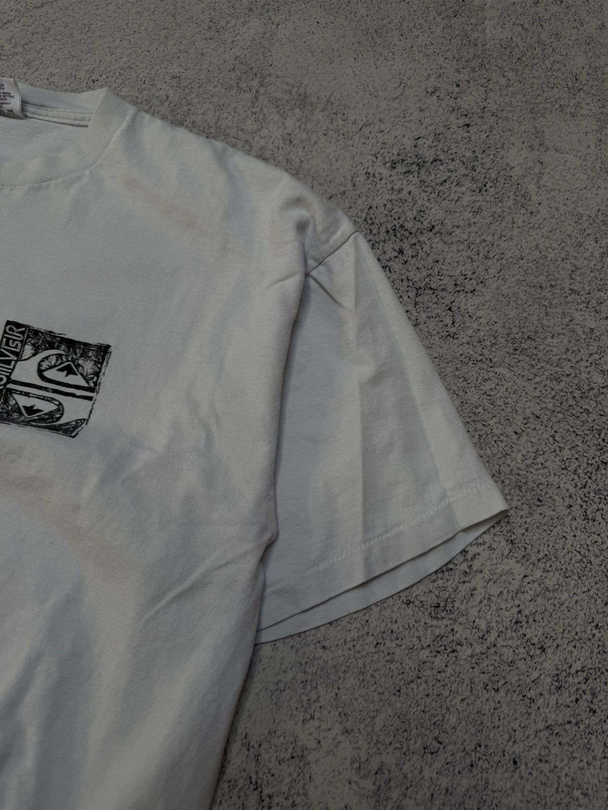 Quiksilver Vintage 90s Stussy Style Big Logo T-Shirt Made in Usa Size US XL / EU 56 / 4 - 4 Thumbnail