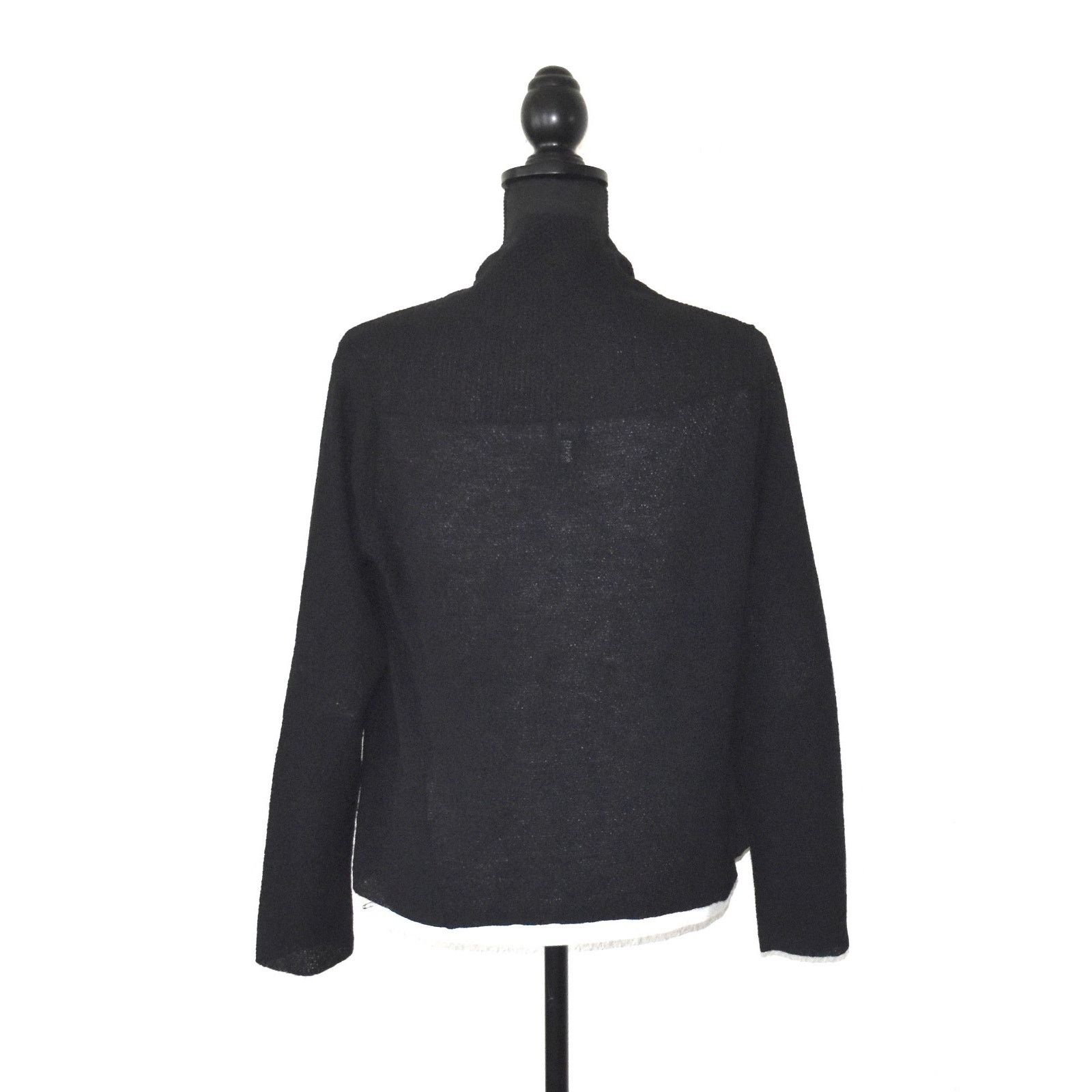 Eileen Fisher EILEEN FISHER Wool Knit Open Front Cardigan Sweater Size PM Size M / US 6-8 / IT 42-44 - 3 Thumbnail