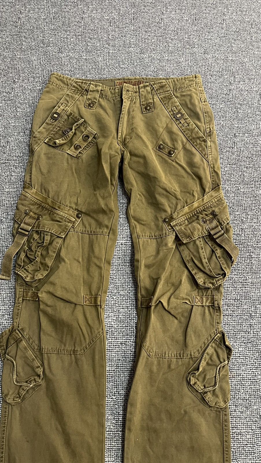 If Six Was Nine Vintage TBJ Cargo Multi pocket Pants size 30 x 31 inches Size US 30 / EU 46 - 5 Thumbnail