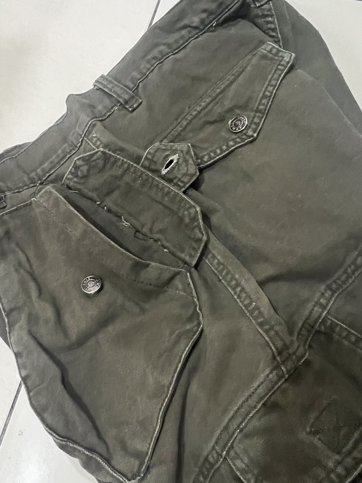 Armani × Vintage Armani Jeans - vintage cargo pants Size US 36 / EU 52 - 12 Thumbnail