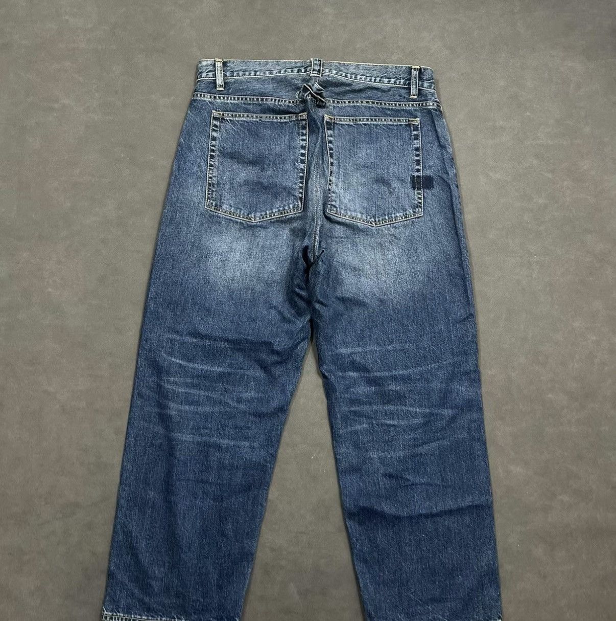 Madness MADNESS MDNS Made in Japan Washed Plain Denim Jeans J16 Size US 38 / EU 54 - 2 Thumbnail