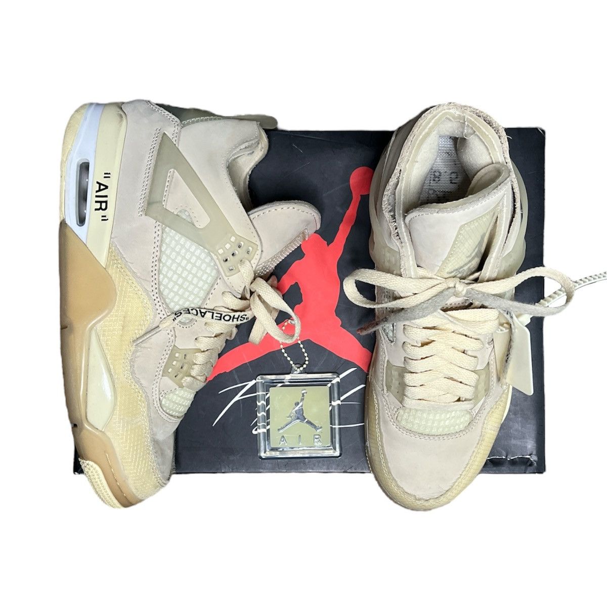 Jordan Brand × Off-White sail off-white 4s Size US 8.5 / EU 41-42 - 1 Thumbnail