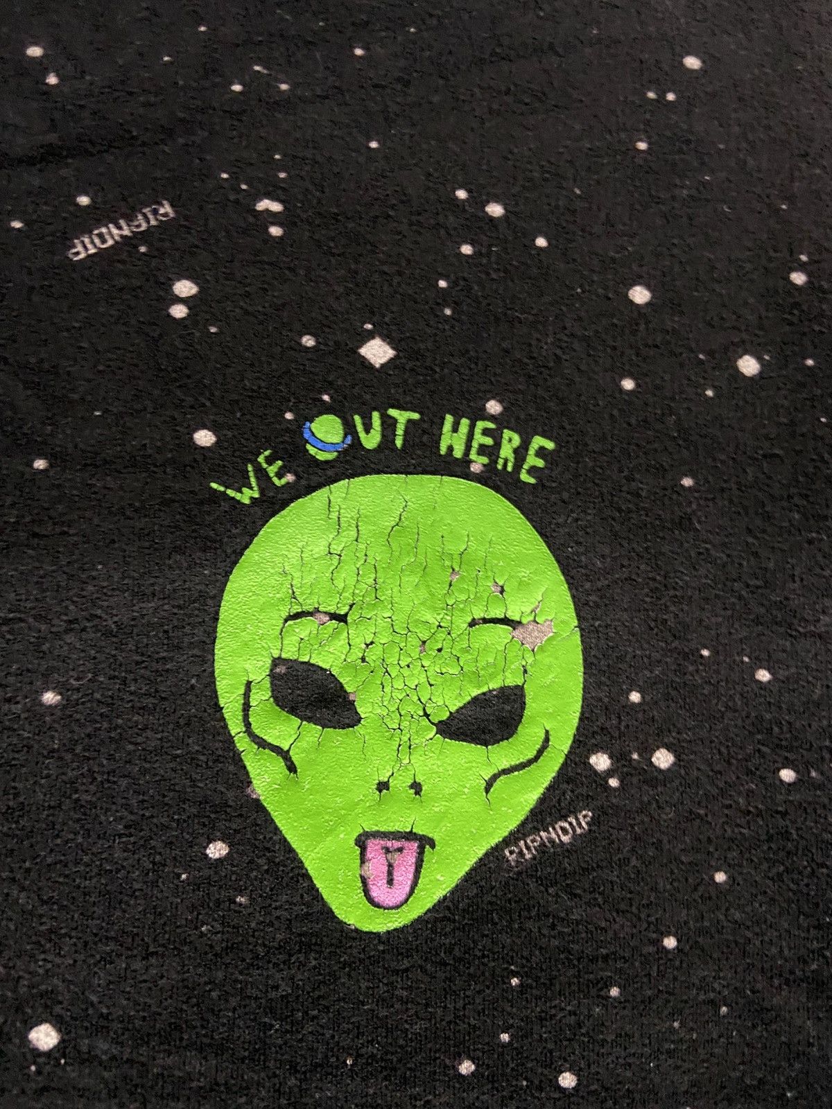 RIPNDIP RIPNDIP ALIEN GALAXY “WE OUT HERE” BLACK HOODIE Size US M / EU 48-50 / 2 - 2 Thumbnail