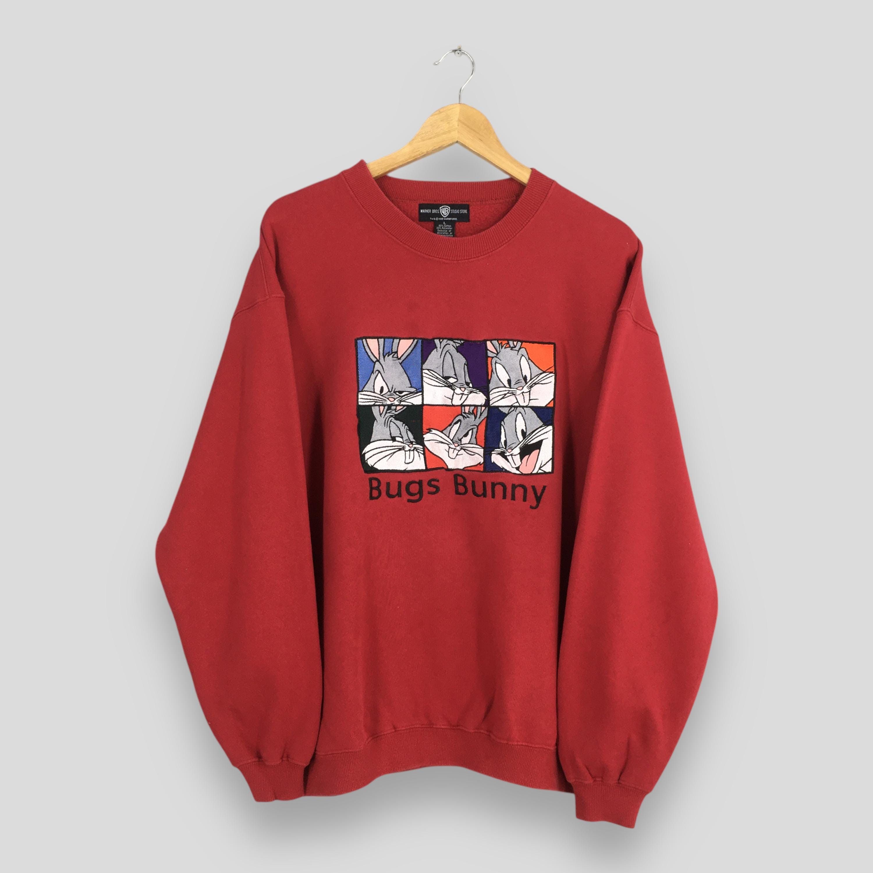 Vintage Vintage Bugs Bunny Warner Bros Red Sweatshirt Large Size US L / EU 52-54 / 3 - 1 Thumbnail