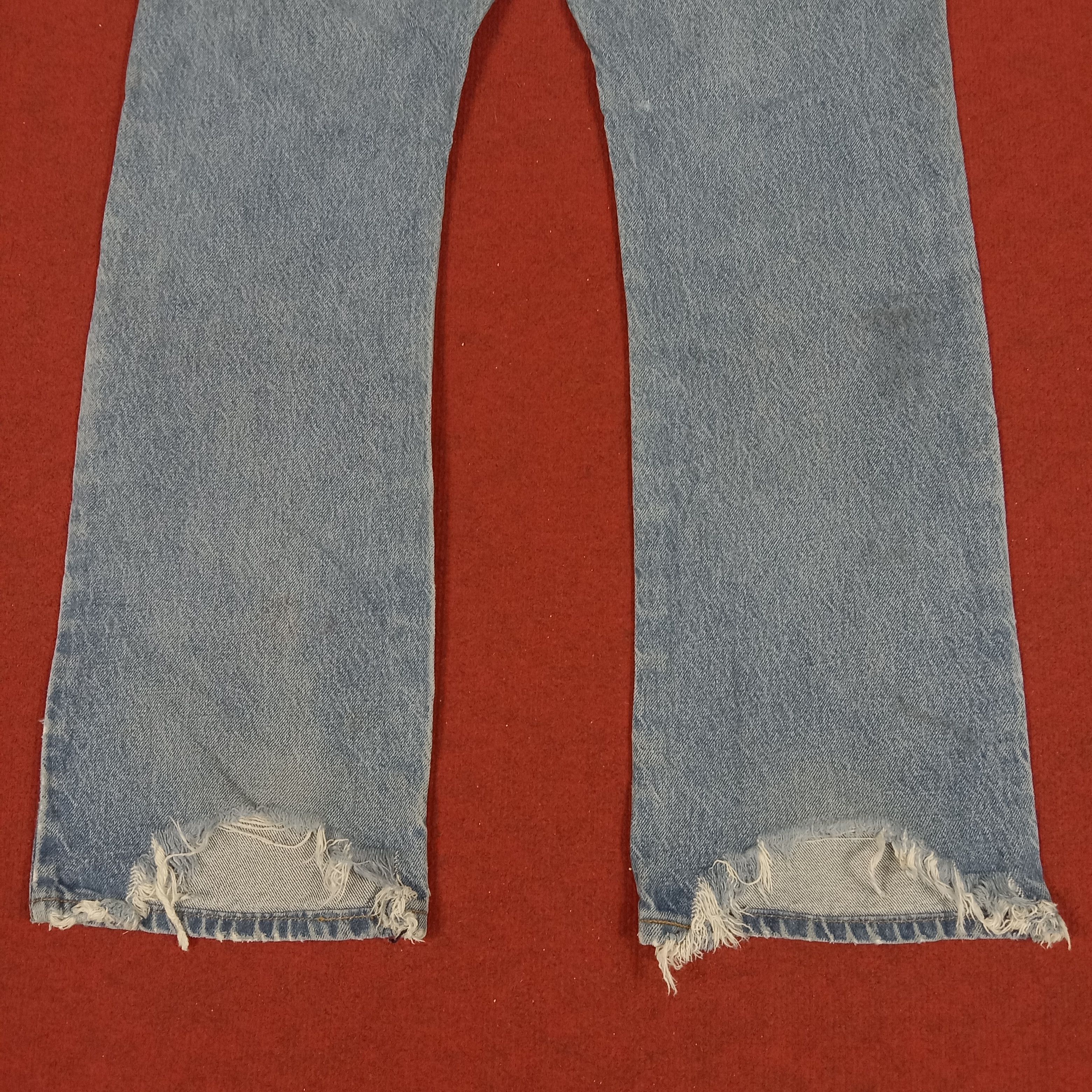 Levi's × Vintage Levis Daily Wear Rock Bootcut Style Distressed Jeans Size US 33 - 7 Thumbnail