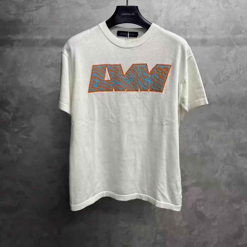 Louis Vuitton Louis Vuitton White Short Sleeve T-Shirt- DMC Size US S / EU 44-46 / 1 - 1 Thumbnail