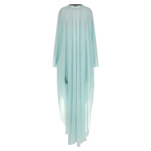 Tom Ford TOM FORD Light Blue Caftan Silk Georgette Gown New & Authent Size ONE SIZE - 2 Thumbnail