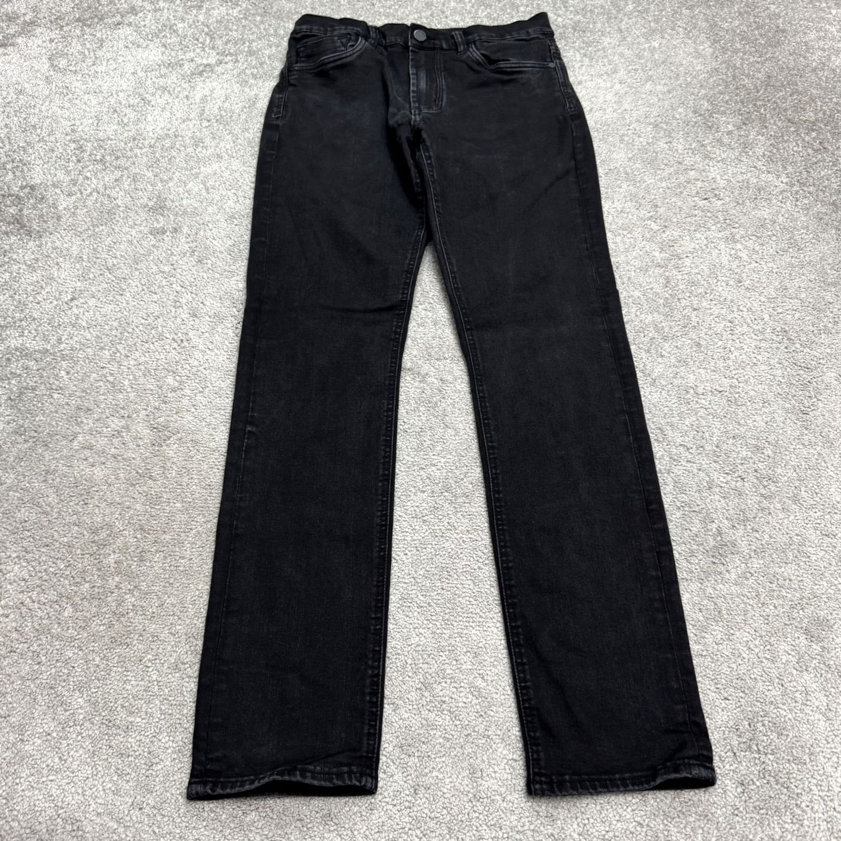 Vintage BLANKNYC Jeans Mens 32 Black Stretch Slim Fit Straight Leg Denim Horatio Casual Size US 32 / EU 48 - 2 Thumbnail