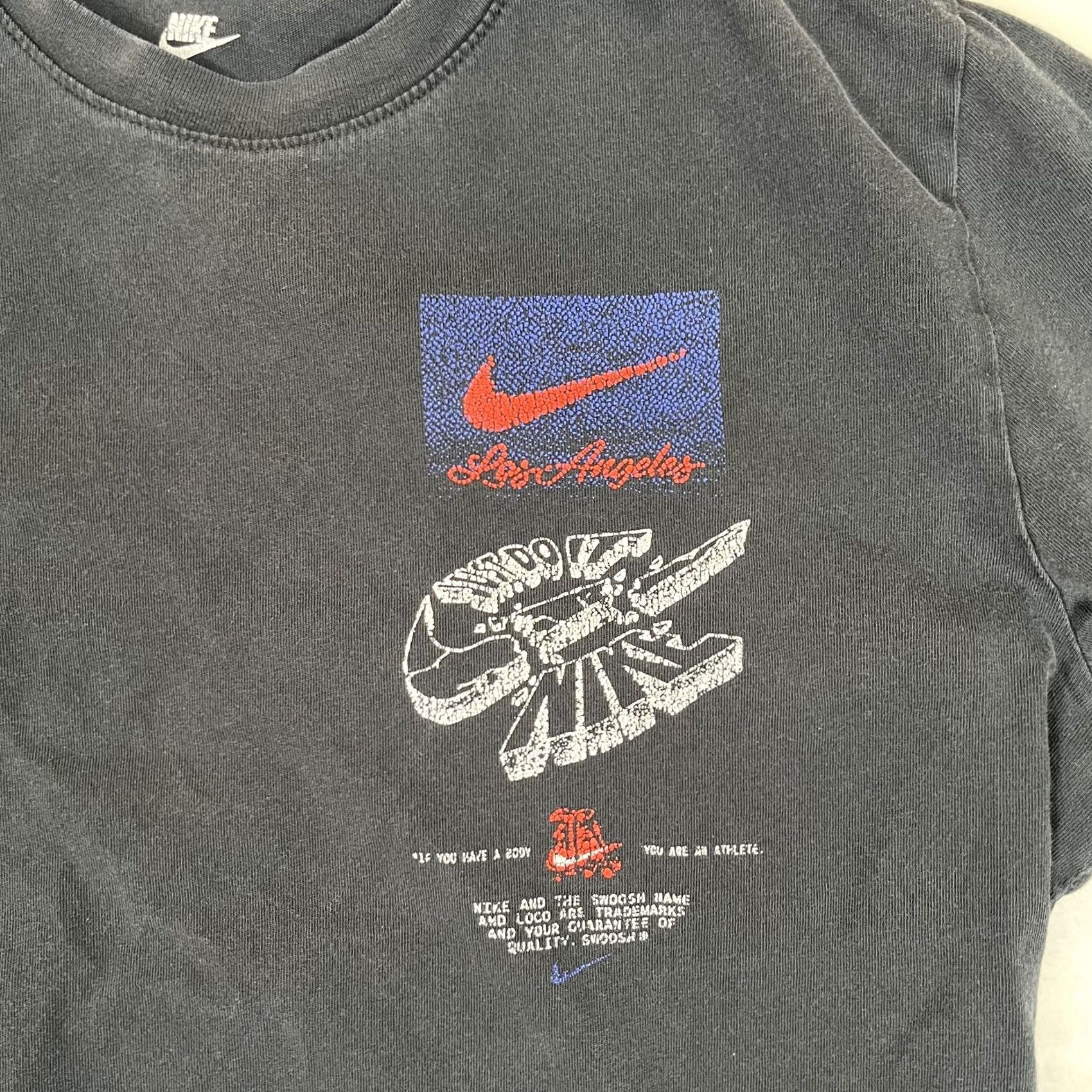 Nike Nike Los Angeles Just Do It T-Shirt Mens L Black Shoe Dog Graffiti Shirt Size US L / EU 52-54 / 3 - 4 Thumbnail