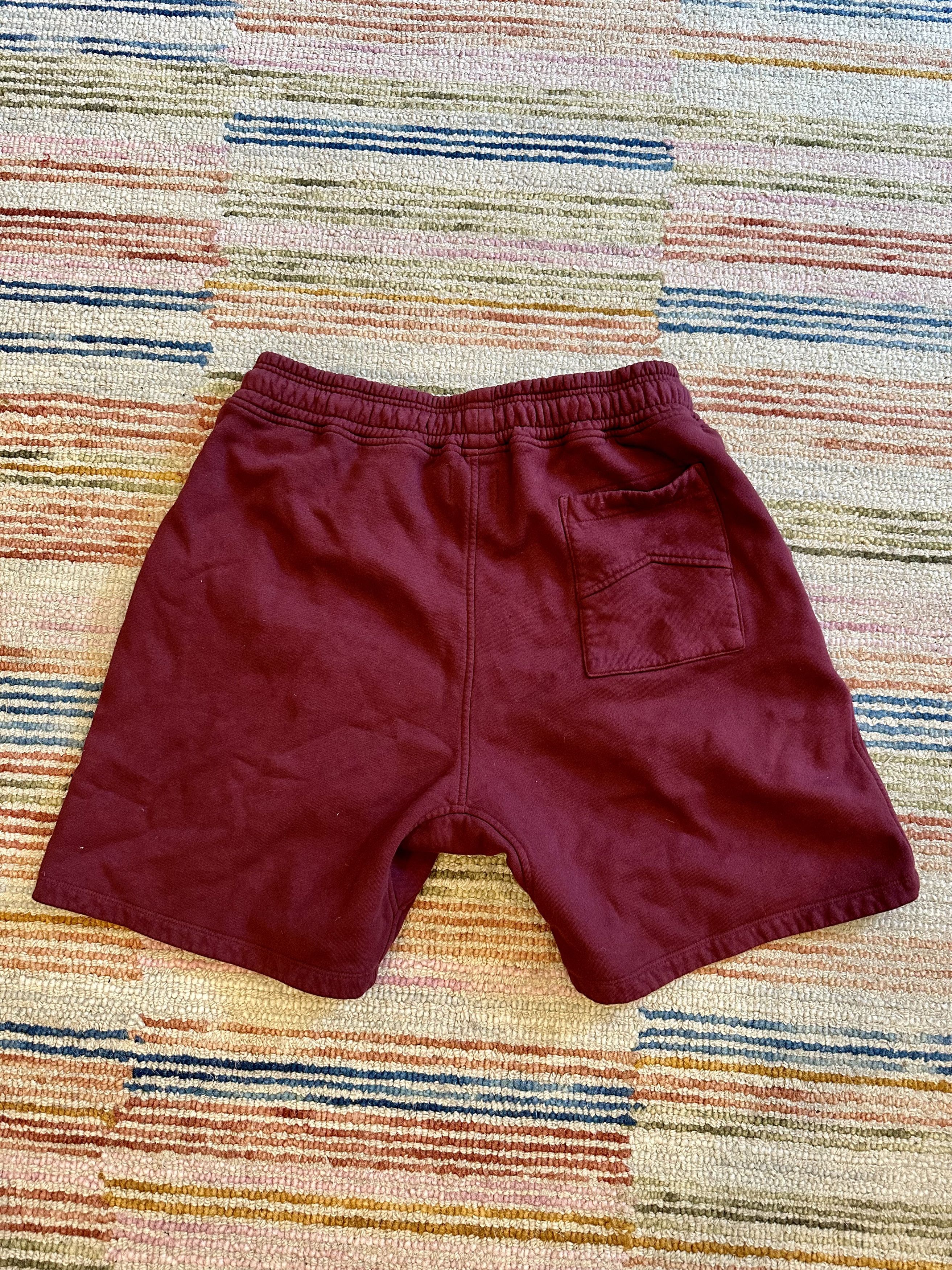 Rhude RHUDE BORDEAUX SWEAT SHORTS Size US 36 / EU 52 - 2 Thumbnail