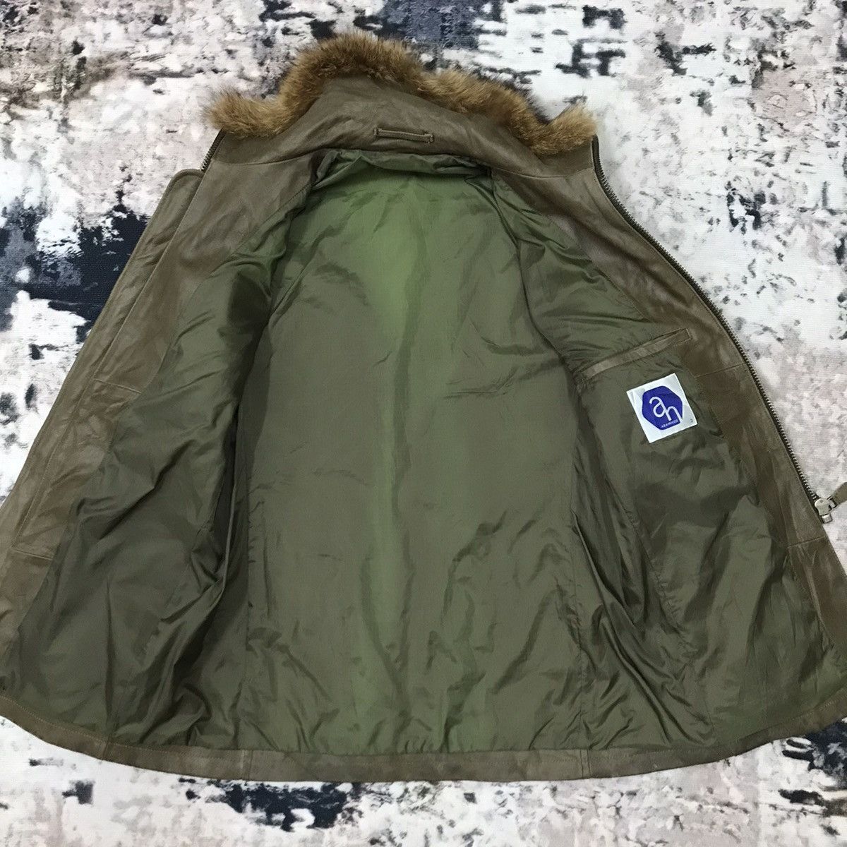 ABAHOUSE × If Six Was Nine × Japanese Brand Vintage Abahouse Colded Neck Leather Jacket Parka Size US S / EU 44-46 / 1 - 5 Thumbnail