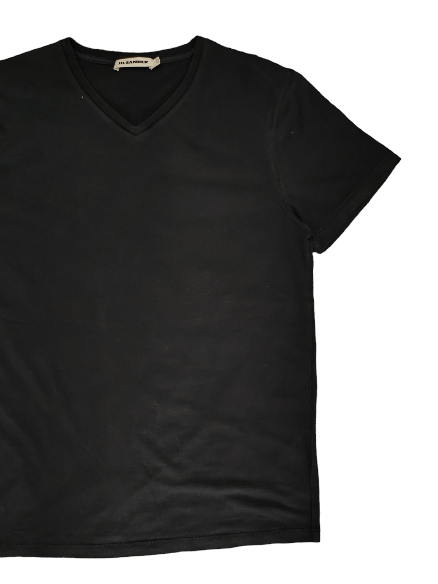 JIL SANDER - V-Collar Shirt Black