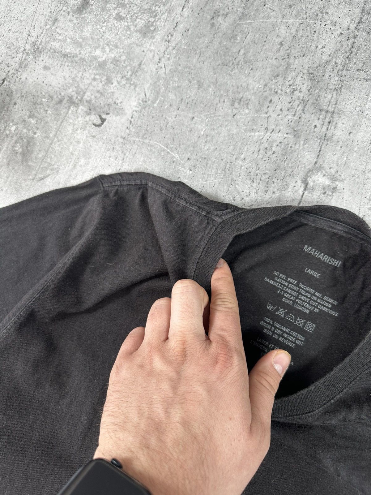 Designer × Maharishi × Vintage Maharishi Embroidered T Shirt Black Size US L / EU 52-54 / 3 - 7 Thumbnail
