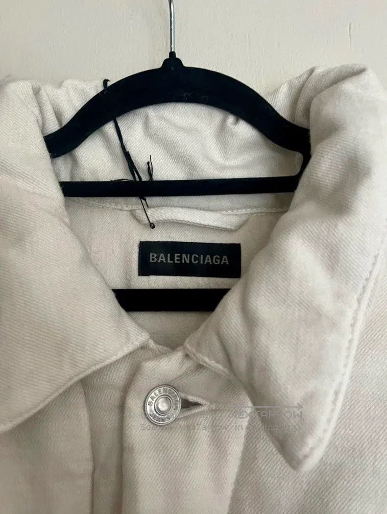 Balenciaga Balenciaga Denim cotton jacket Size US S / EU 44-46 / 1 - 3 Thumbnail