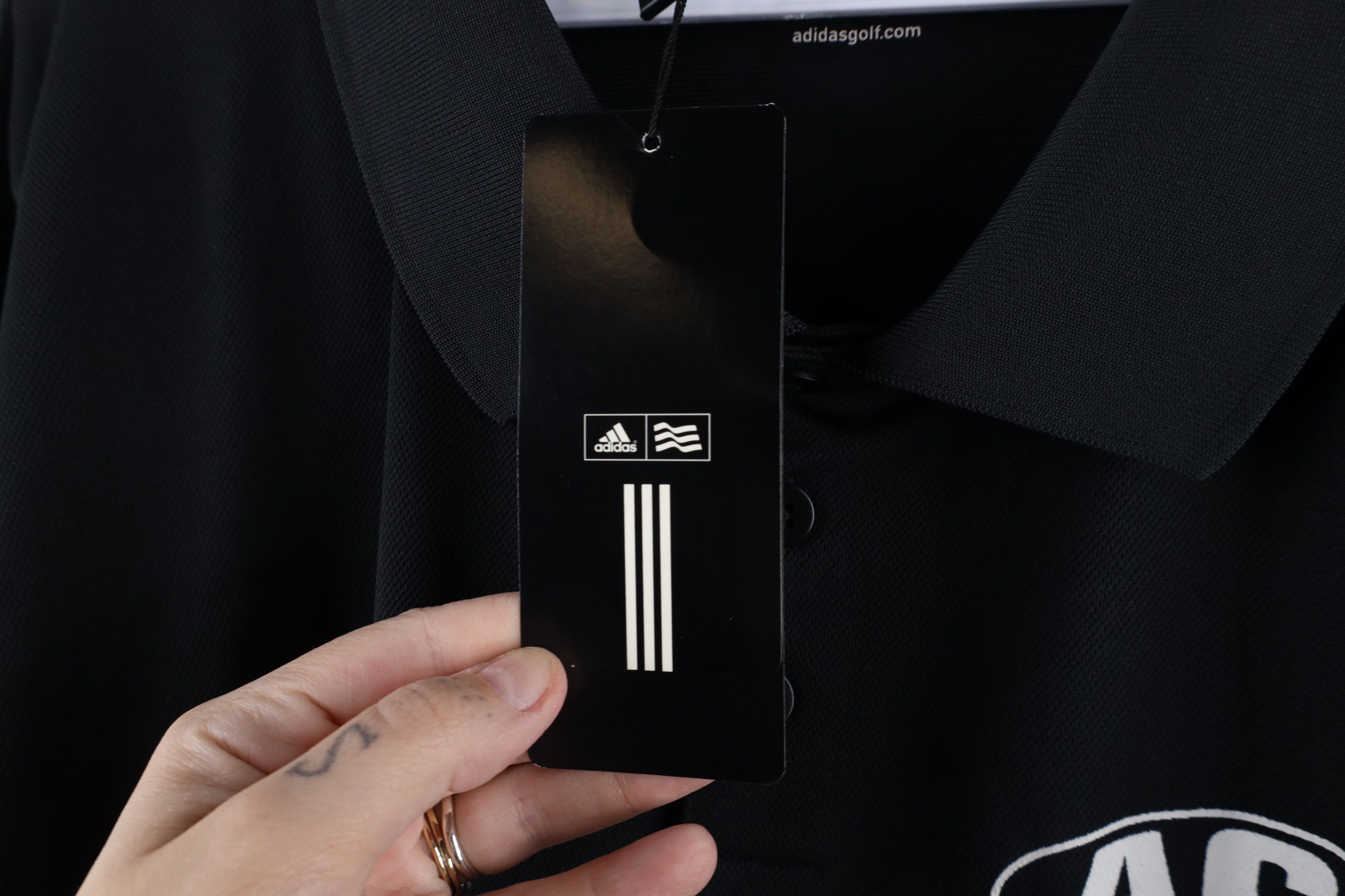 Adidas × Vintage New Adidas Golf Diversified Services Collared Polo Shirt Size US XXL / EU 58 / 5 - 6 Thumbnail