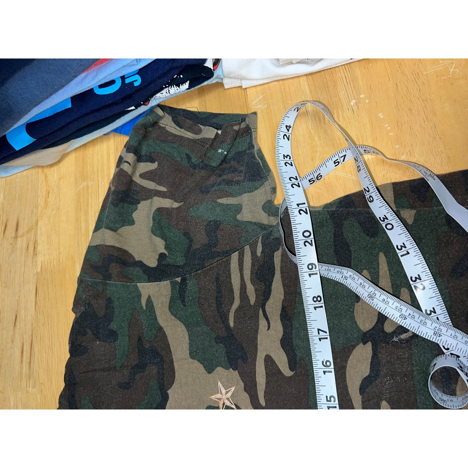 (SOUND)+(VISION) Vintage Camo Shirt Control Plant 13131 Platoon Soldier Large Size US L / EU 52-54 / 3 - 7 Thumbnail