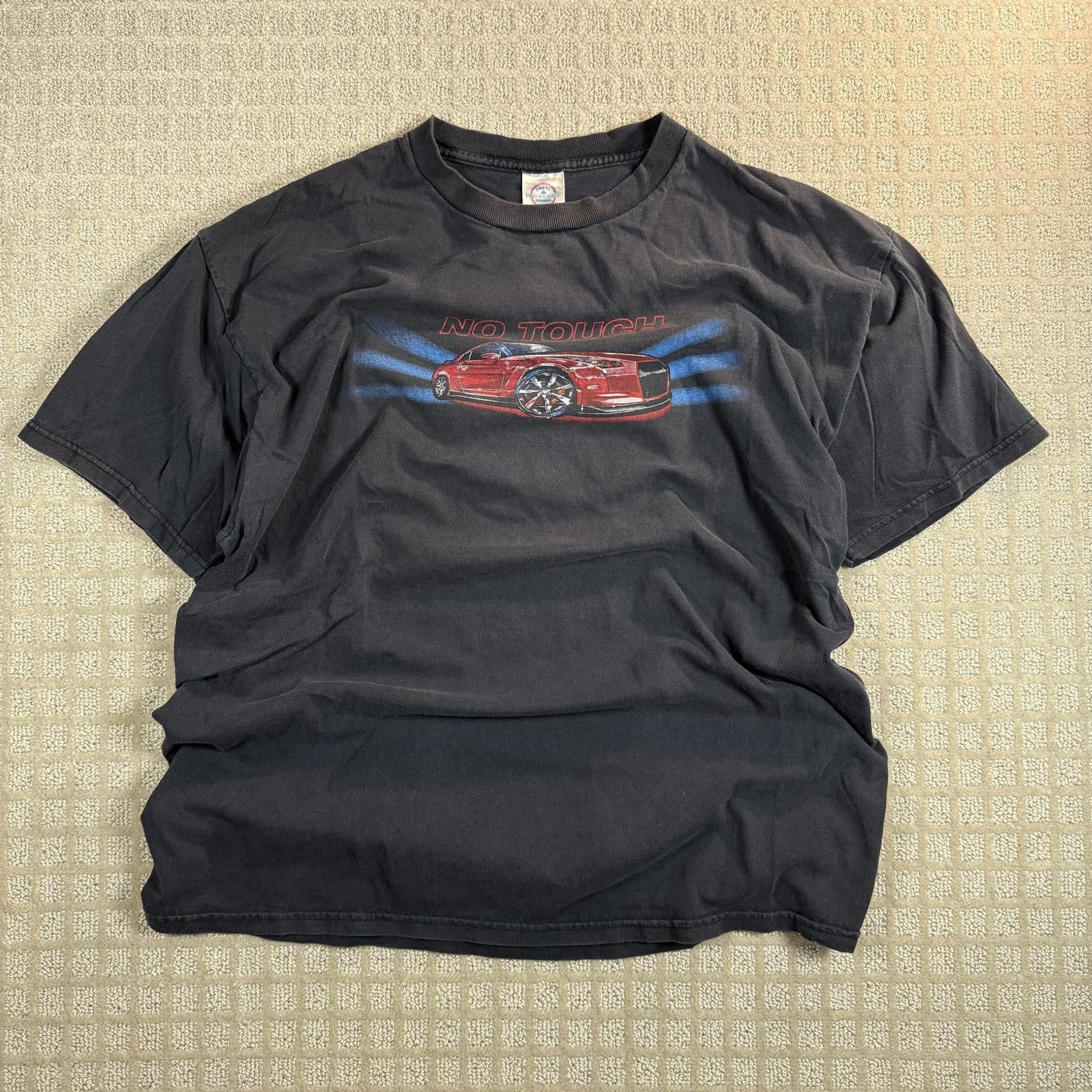 Other Y2K No Touch Car Graphic Tee Delta Pro Weight XL Size US XL / EU 56 / 4 - 1 Thumbnail